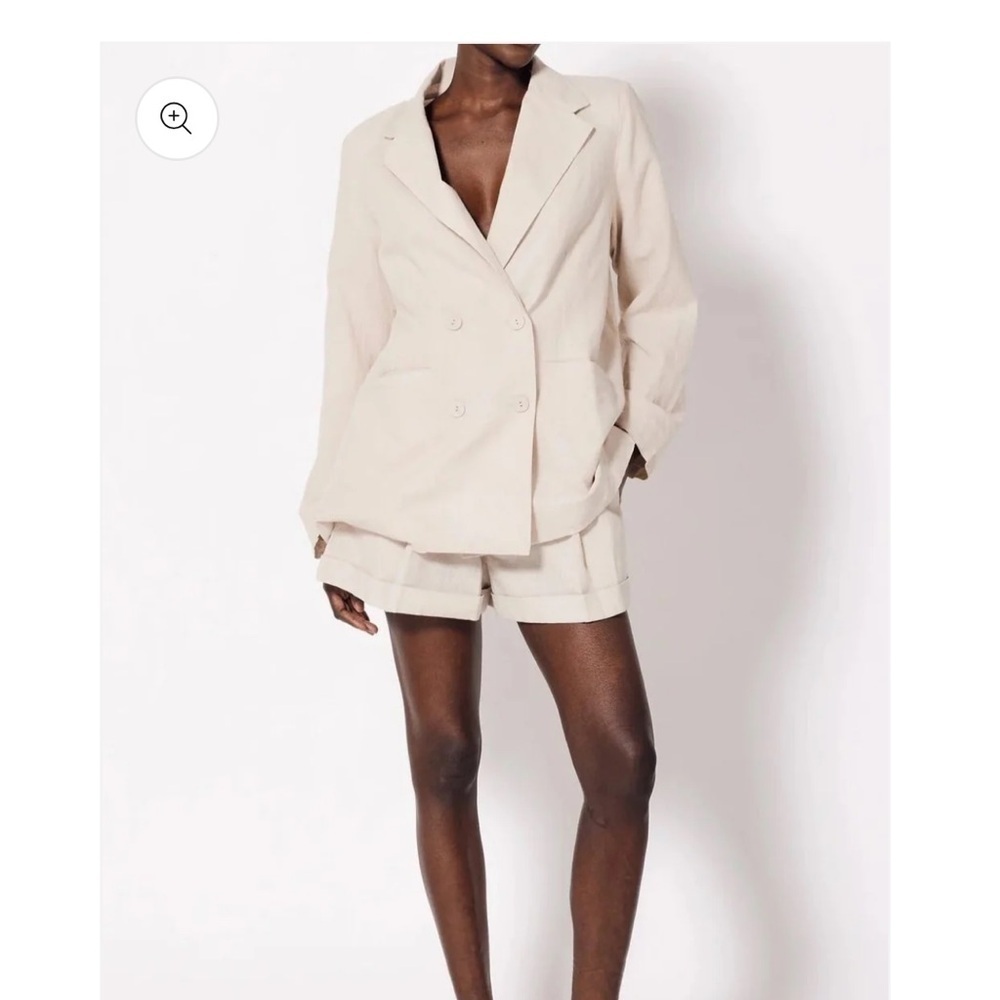 Cleobella Prescott Jacket/Blazer in Pale Champagne – Size Medium (NWT) - Picture 3 of 16